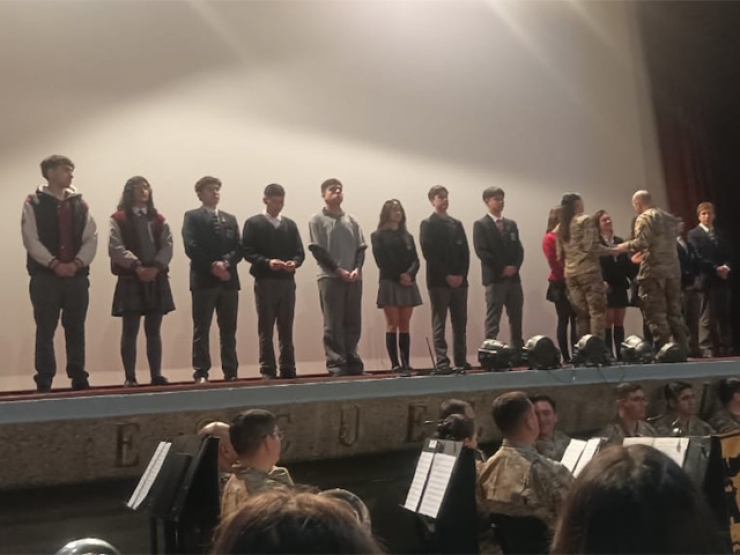 Ceremonia en Escuela Militar