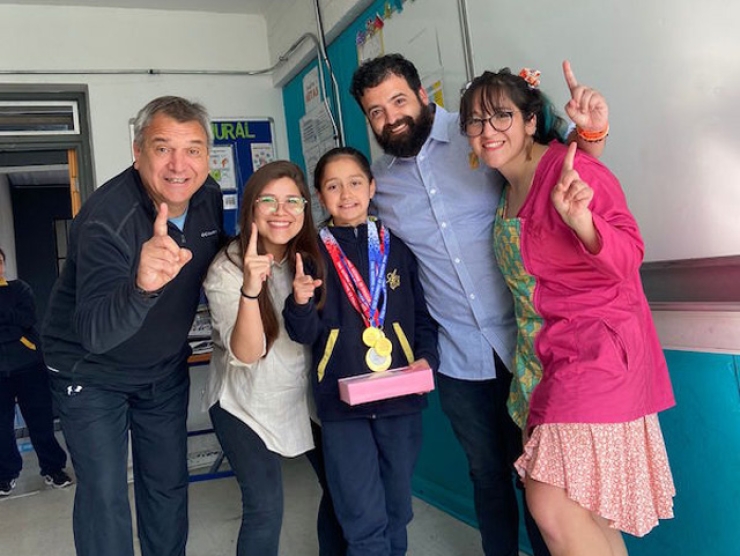 Estudiante Matilde Yannucci destaca en campeonato nacional de gimnasia rítmica